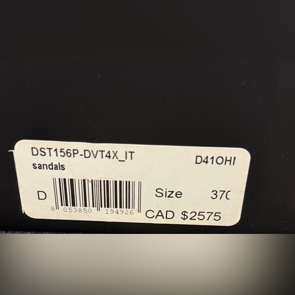 Preowned , authentic,  wear once only ,One of kind black Versace cage pumps - Picture 5 of 7